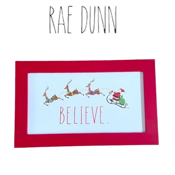 RAE DUNN➕Believe wood sign NWT - Picture 1 of 5